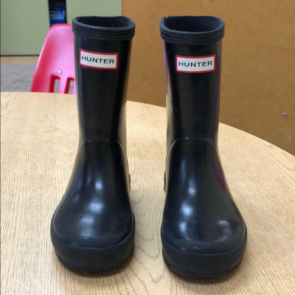 Toddler girls size 8 Hunter rain boots
